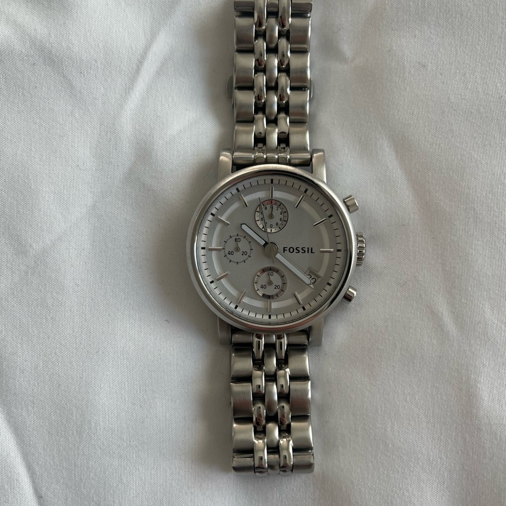 Fossil Stainless Steel Chronograph Watch